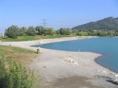 Plan d'eau de Plantain ou lac de Peyrolles